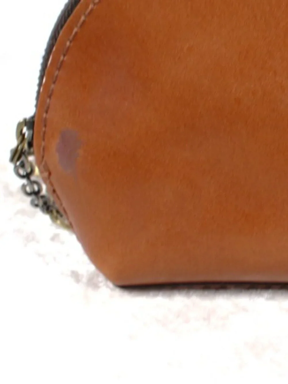 Patricia Nash Cognac Leather Bucket Crossbody Bag, Coin Purse + Duster